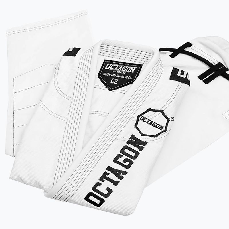 GI для бразильського джиу-джитсу чоловіче Octagon Caption white 5