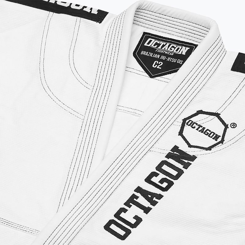 GI для бразильського джиу-джитсу чоловіче Octagon Caption white 6