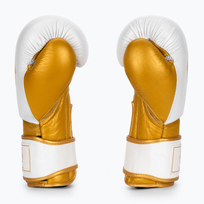 Рукавиці боксерські Octagon Prince white/gold 3