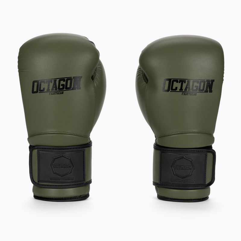 Рукавиці боксерські Octagon Matt khaki