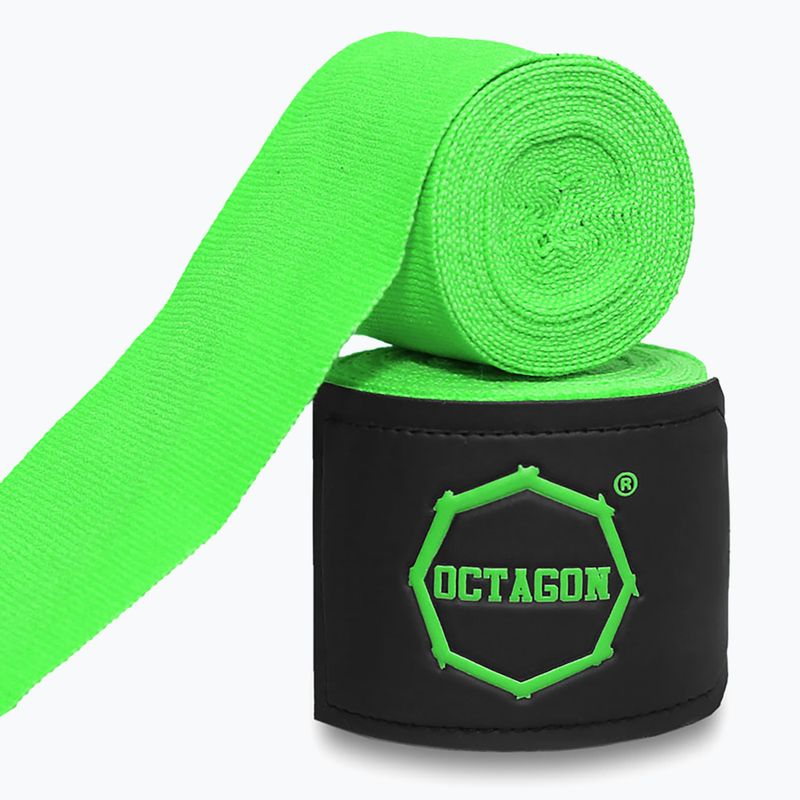 Бинти боксерські Octagon Fightgear Supreme Basic 300 см light green 2