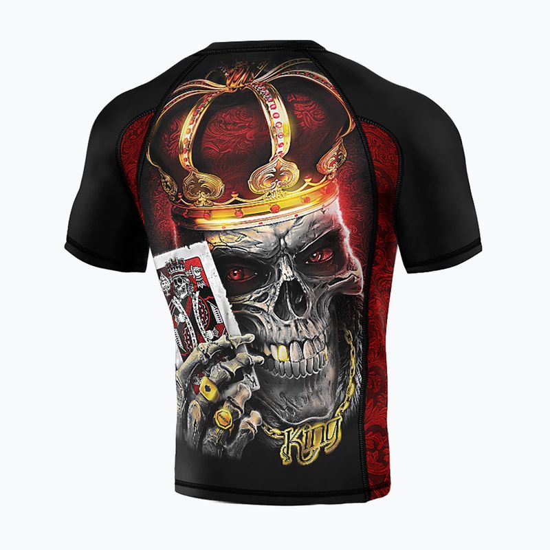 Чоловічі рашгарди Octagon Premium King 2 чорні/різнокольорові Rashguard 2
