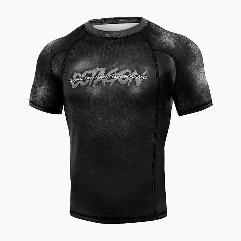 Чоловічі віяла Octagon Premium Oldskull Fans чорні / різнокольорові Rashguard