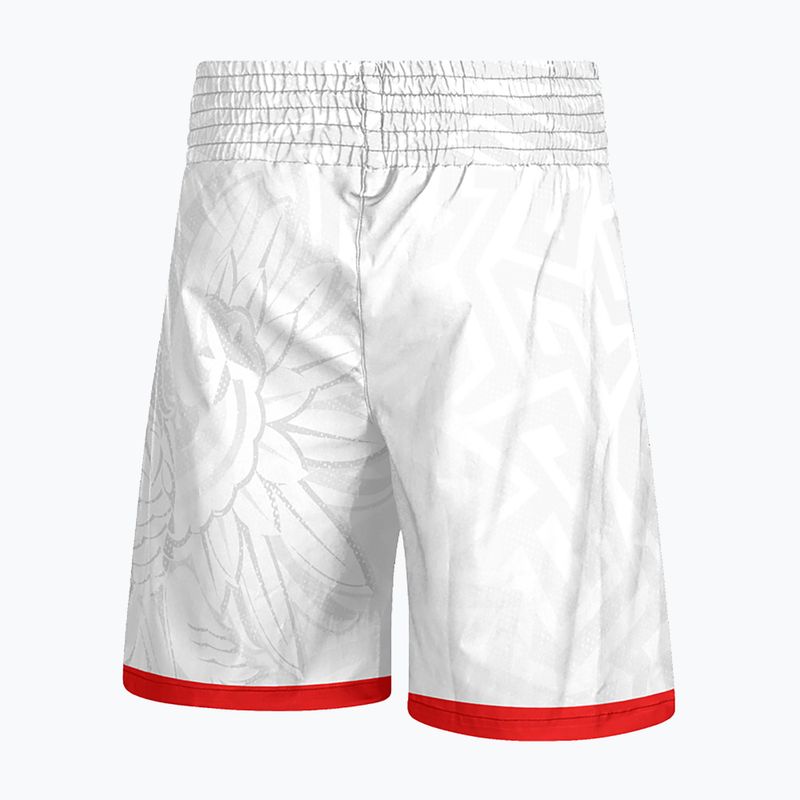 Шорти боксерські чоловічі Octagon Polska біло-червоний white 2