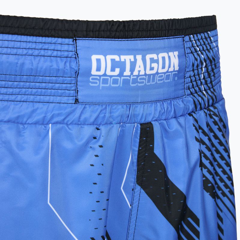 Шорти боксерські чоловічі Octagon Diamond blue 4