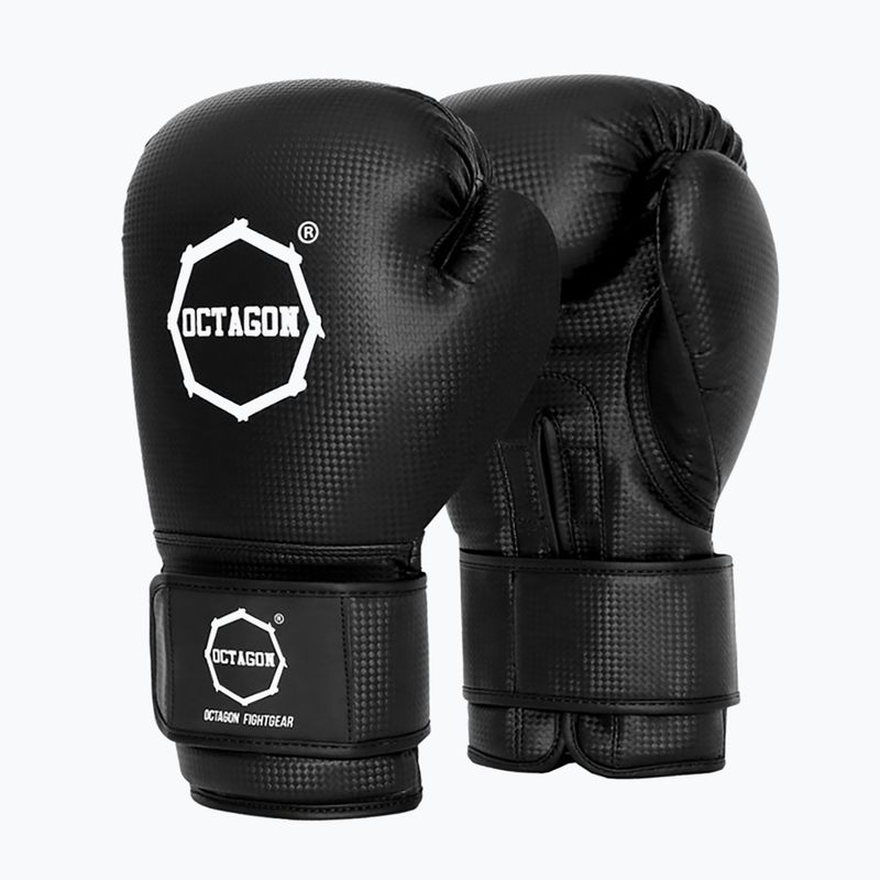 Рукавиці боксерські Octagon Kevlar black