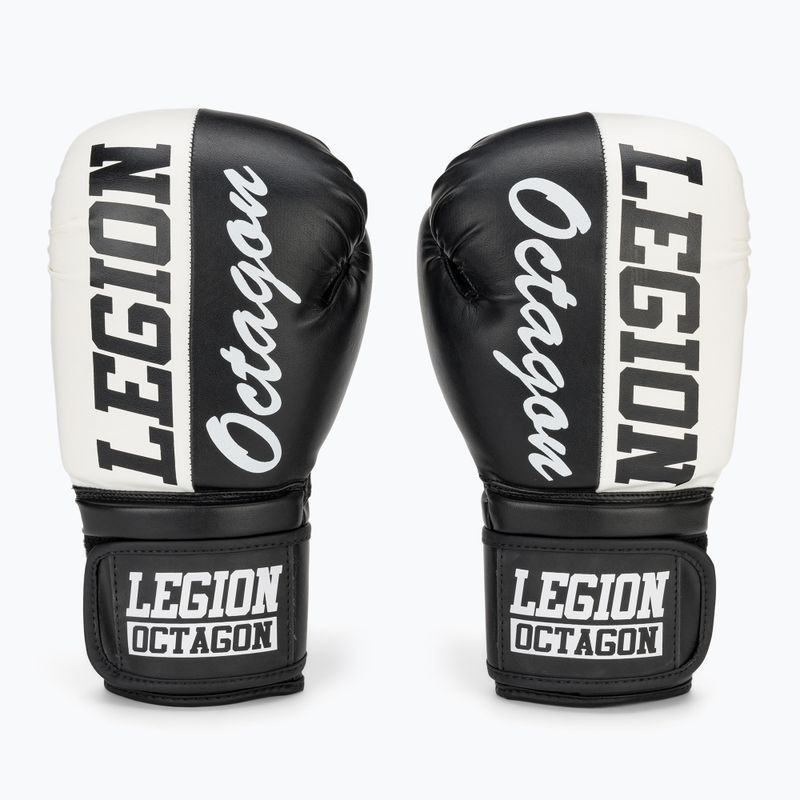 Рукавиці боксерські Octagon Legion black 2