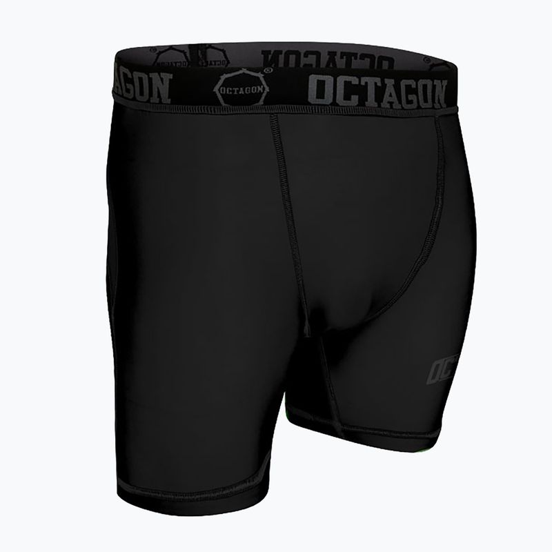 Шорти компресійні чоловічі Octagon Fight Wear black 3