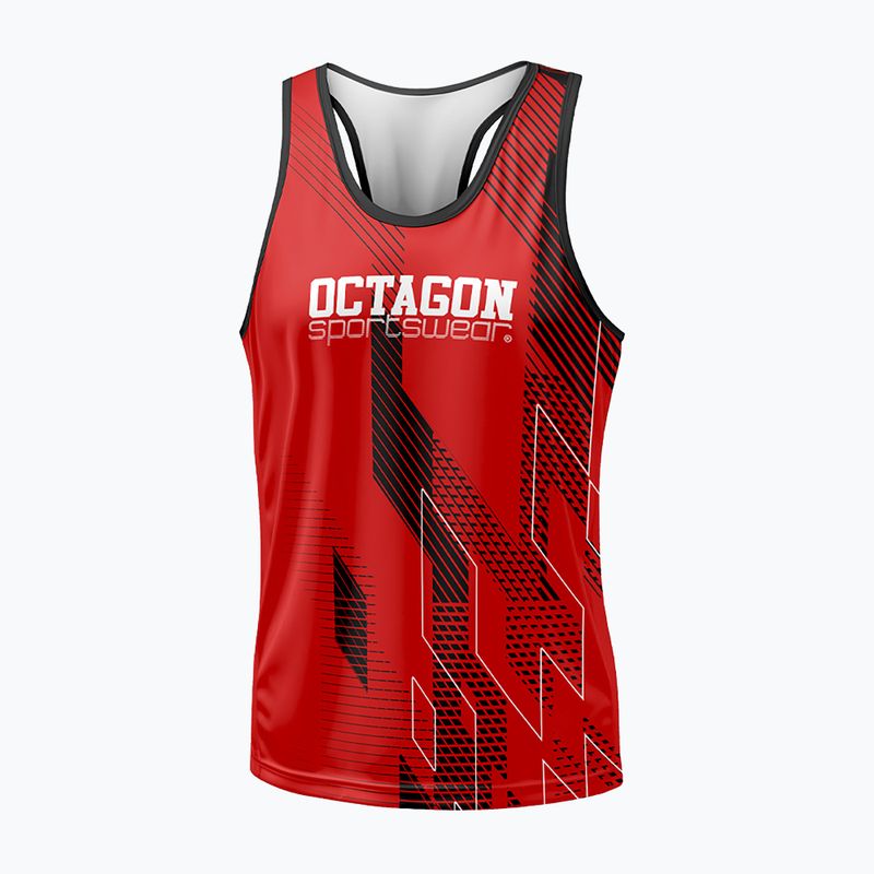 Чоловіча майка Octagon Diamond червона