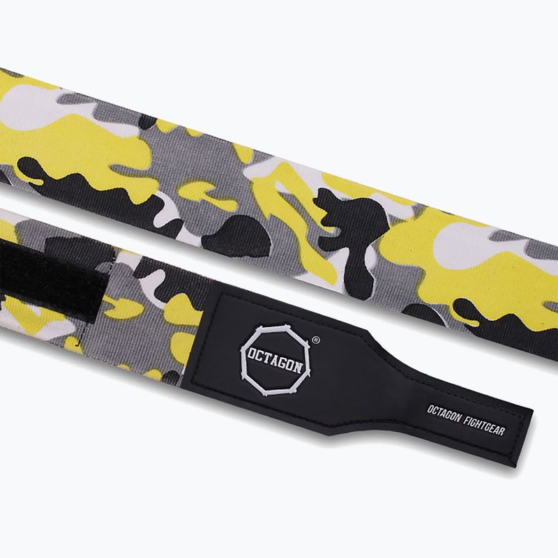 Бинти боксерські Octagon Fightgear Supreme Basic 300 см camo yellow 3