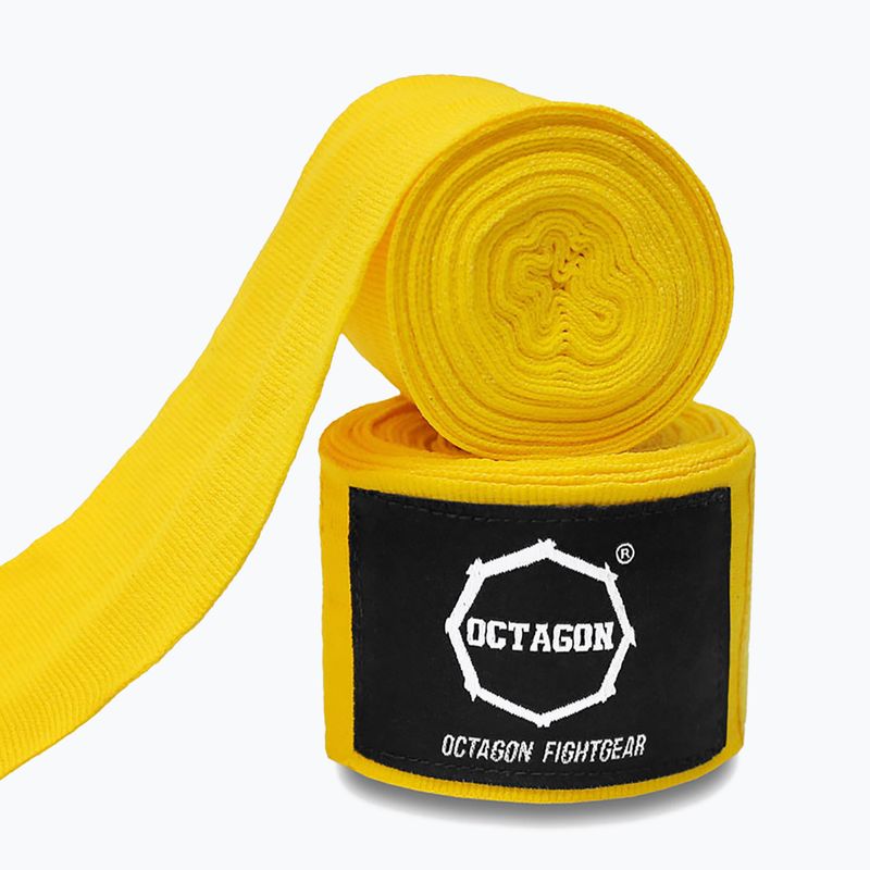 Бинти боксерські Octagon Fightgear Supreme Basic 300 см yellow 2