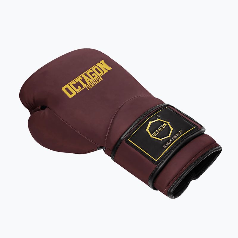 Рукавиці боксерські Octagon Matt bronze 2