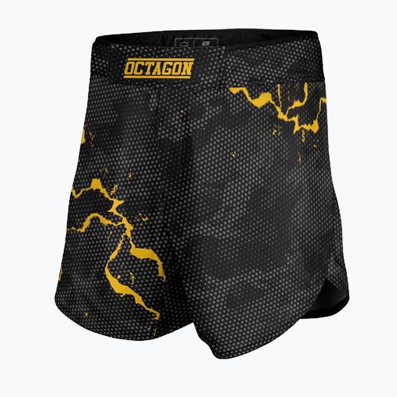 Шорти для тренувань чоловічі Octagon Marble Camo MMA camo yellow 3