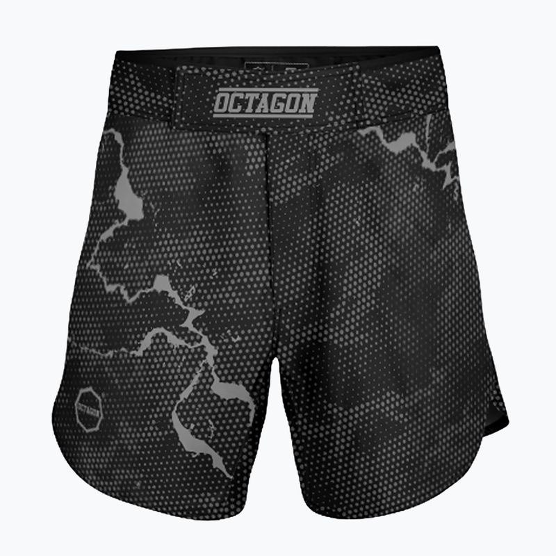 Шорти для тренувань чоловічі Octagon Marble Camo MMA camo grey