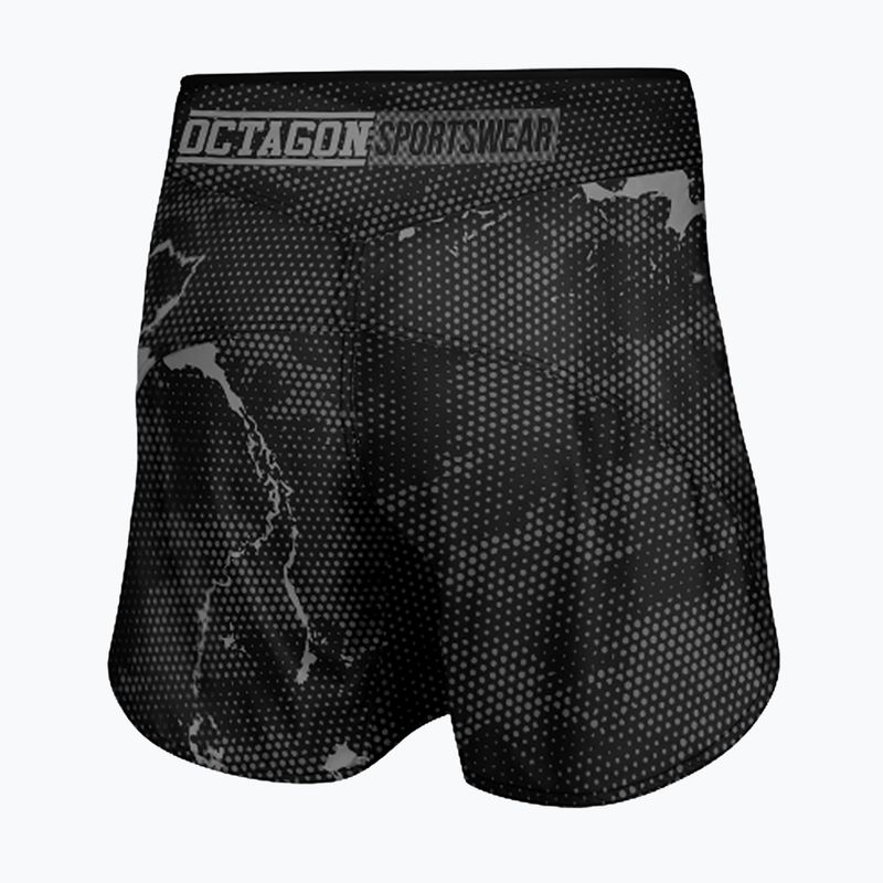 Шорти для тренувань чоловічі Octagon Marble Camo MMA camo grey 2