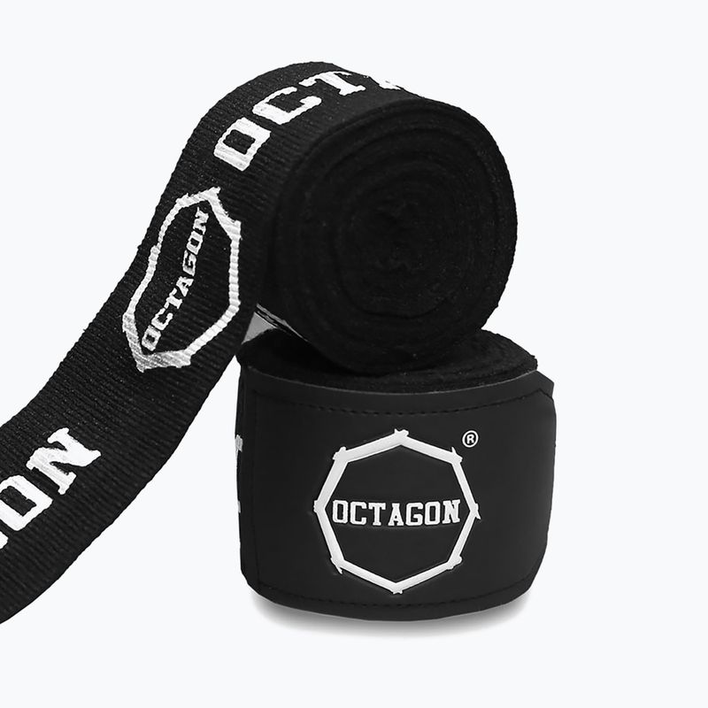Бинти боксерські Octagon Fightgear Supreme Printed 300 cm black/white 2