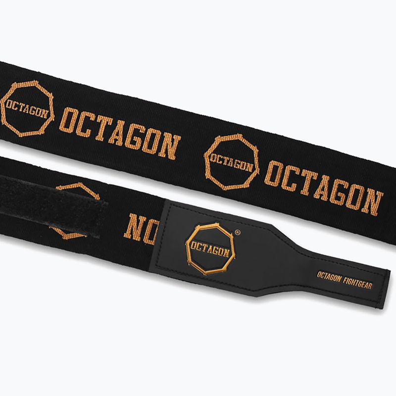 Бинти боксерські Octagon Fightgear Supreme Printed 300 cm black/gold 3
