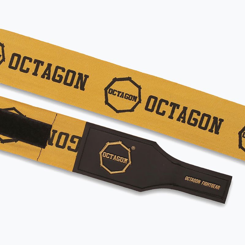 Бинти боксерські Octagon Fightgear Supreme Printed 300 cm gold 3