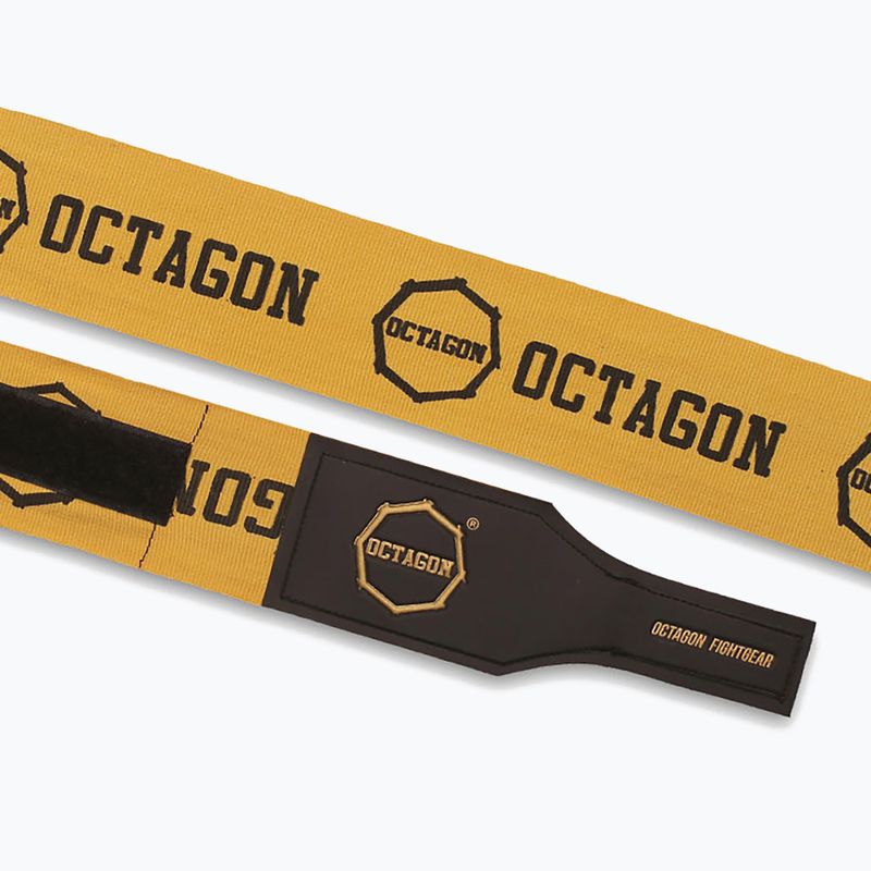 Бинти боксерські Octagon Fightgear Supreme Printed 500 cm gold 3