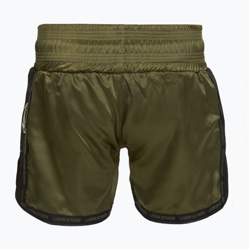Шорти для тренувань Octagon Kickboxing/Muay Thai Legion Future Premium army green 2