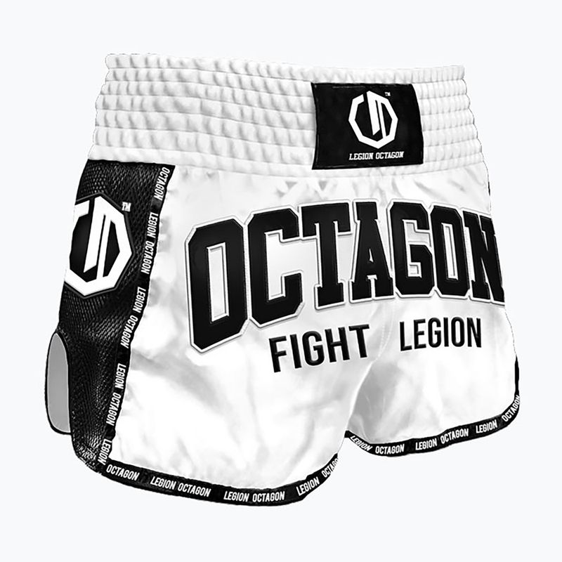 Шорти для тренувань Octagon Kickboxing/Muay Thai Legion Fight Legion Premium white