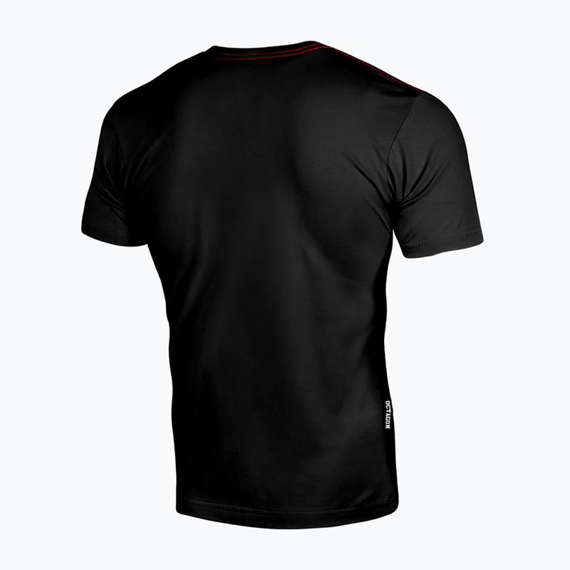 Футболка чоловіча Octagon Small Logo black/red 2