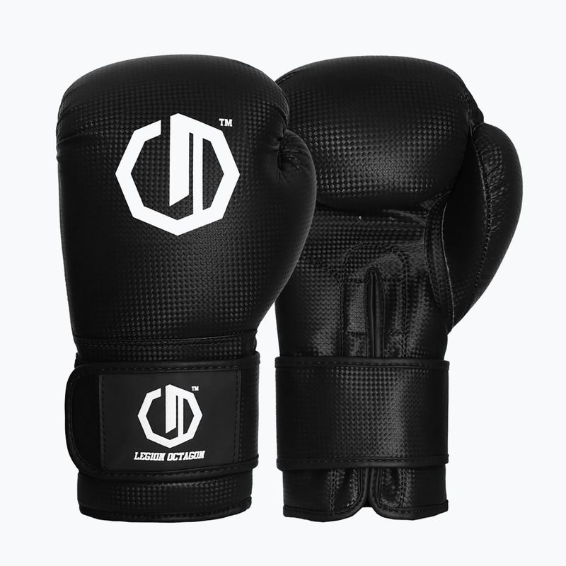 Рукавиці боксерські Octagon Legion Kevlar black