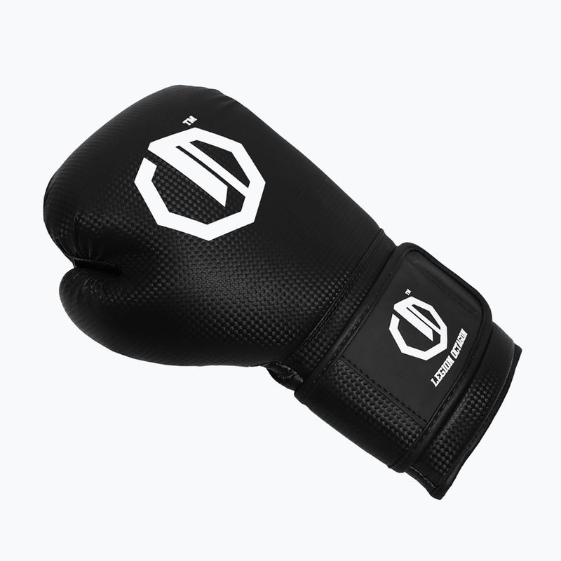 Рукавиці боксерські Octagon Legion Kevlar black 2