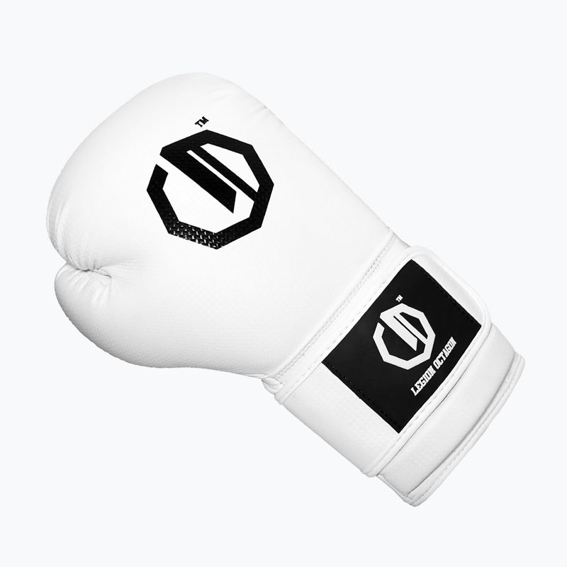 Рукавиці боксерські Octagon Legion Kevlar white 2