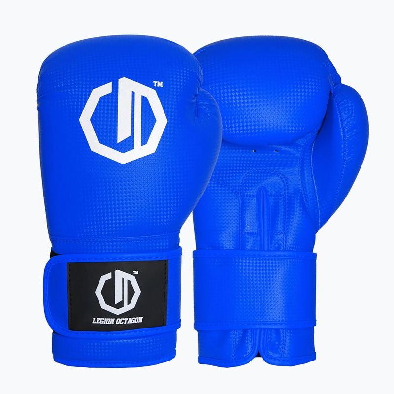 Боксерські рукавички Octagon Legion Kevlar blue
