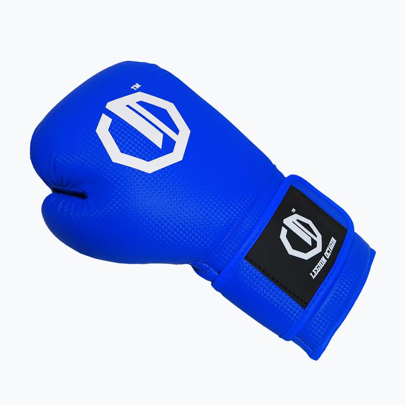 Рукавиці боксерські Octagon Legion Kevlar blue 2