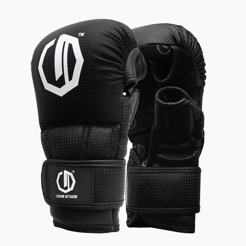 Рукавиці спарингові Octagon Legion Kevlar MMA black 2
