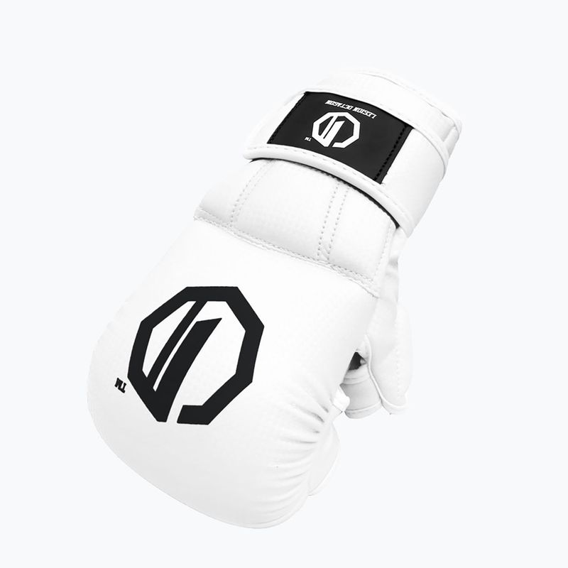 Рукавиці спарингові Octagon Legion Kevlar MMA white 3