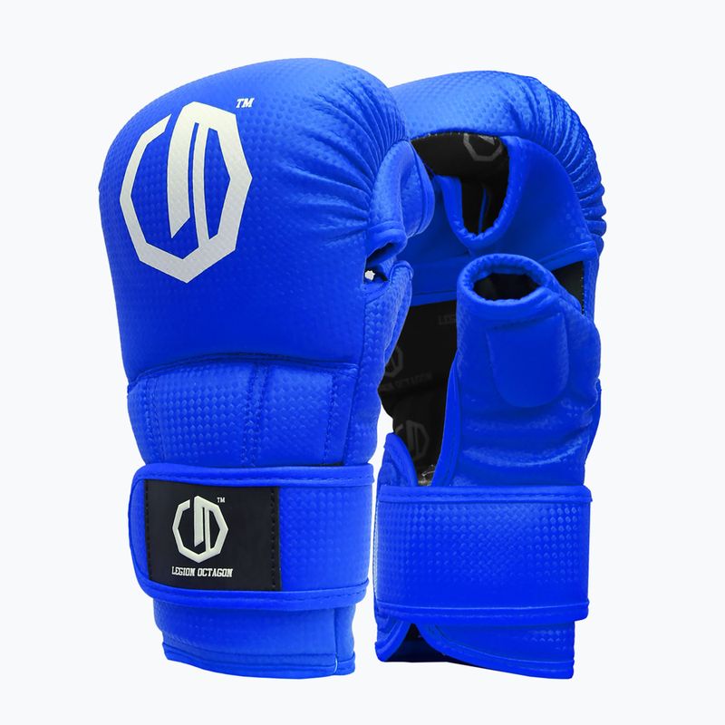 Рукавички для спарингу Octagon Legion Kevlar MMA blue 2