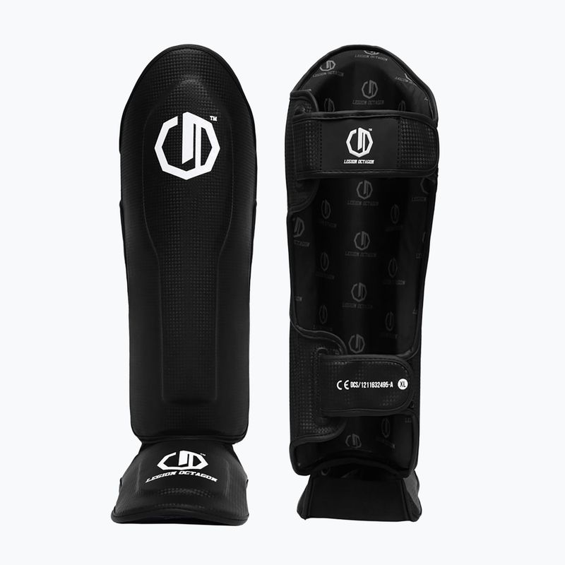 Захист для гомілок та стоп Octagon Legion Kevlar black 2
