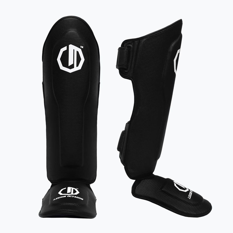 Захист для гомілок та стоп Octagon Legion Kevlar black 3