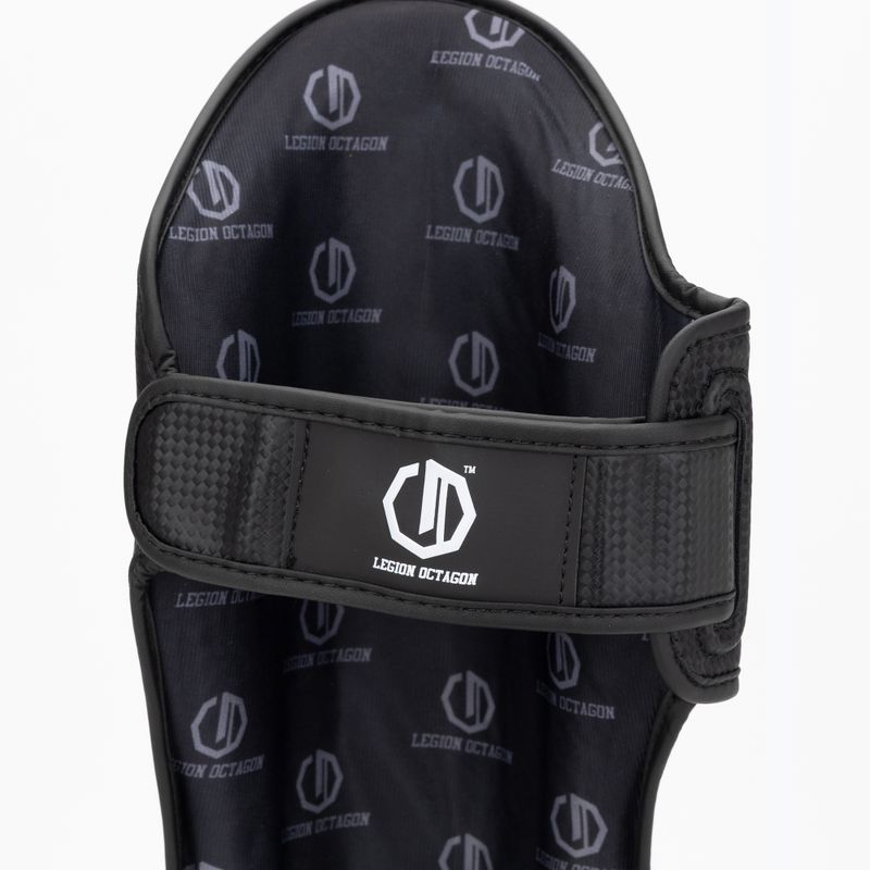Захист для гомілок та стоп Octagon Legion Kevlar black 7