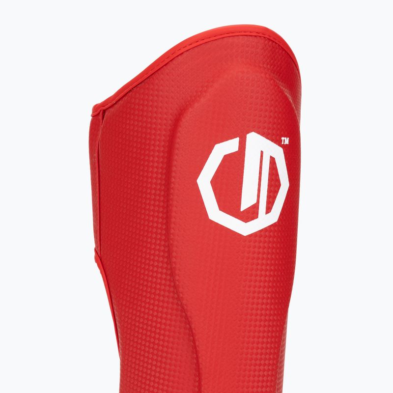 Захист для гомілок та стоп Octagon Legion Kevlar red 6