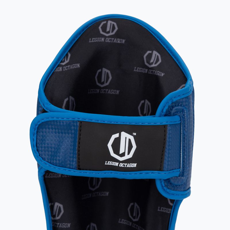 Захист для гомілок та стоп Octagon Legion Kevlar blue 7