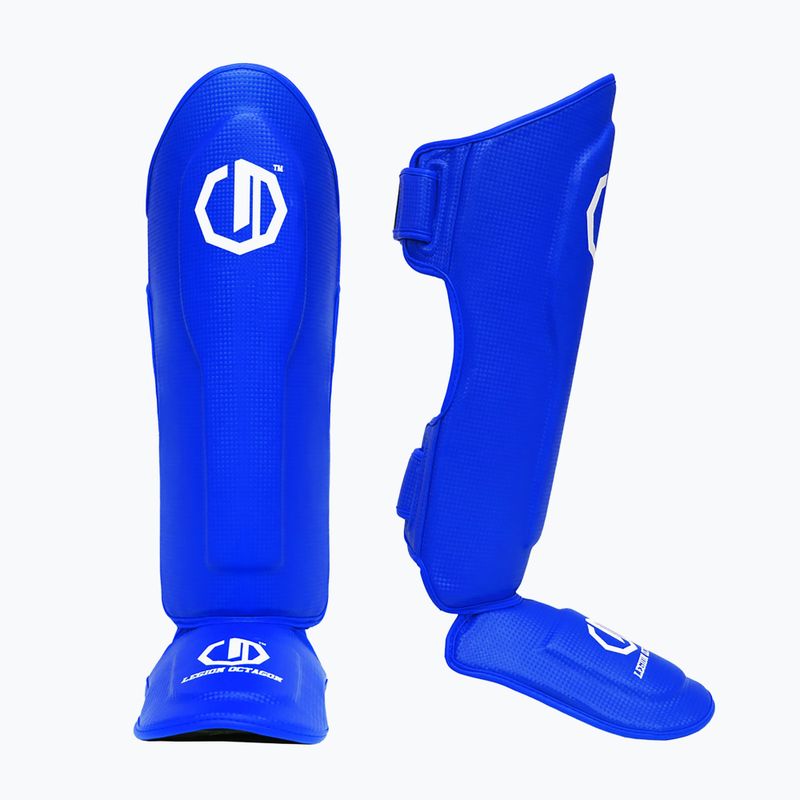 Захист для гомілок та стоп Octagon Legion Kevlar blue 2
