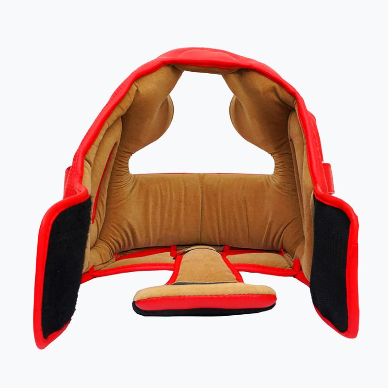 Шолом боксерський Octagon Legion Kevlar red 4