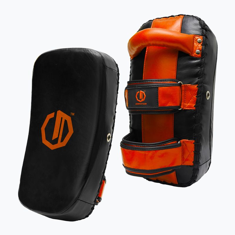 Щит для тренувань тренерський Octagon Thai Pad PAO Legion Matrix 2 шт. black/rose gold 2