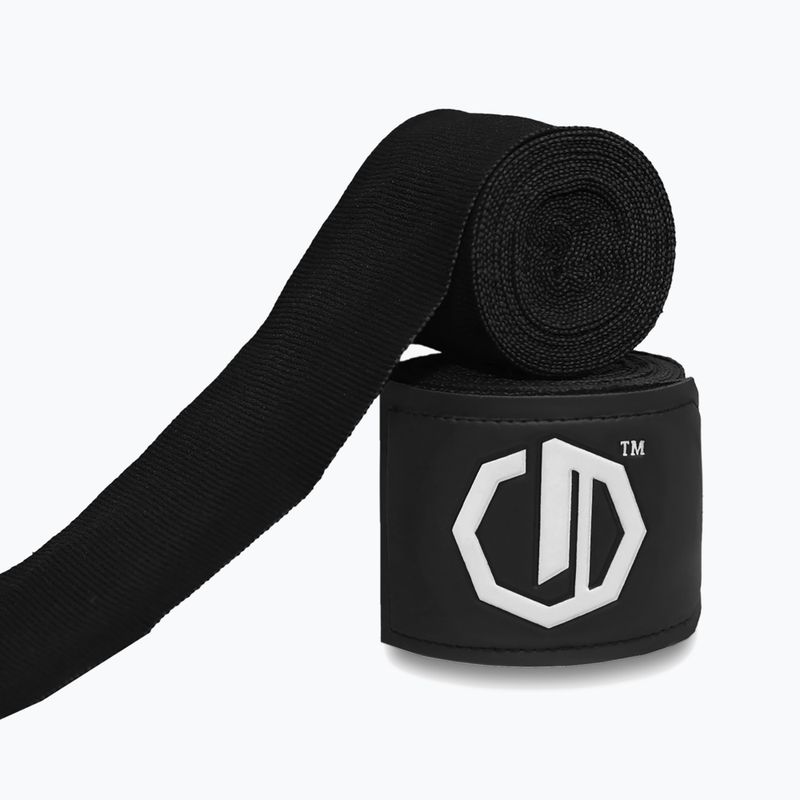Бинти боксерські Octagon Legion Supreme 400 cm black/white 2