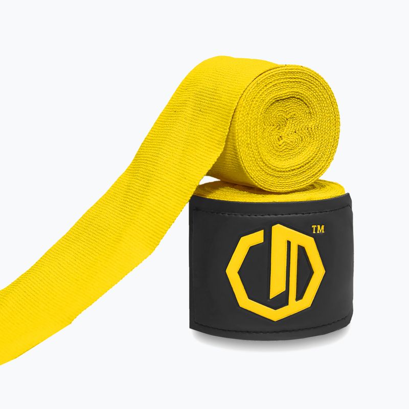 Бинти боксерські Octagon Legion Supreme 400 cm yellow 2