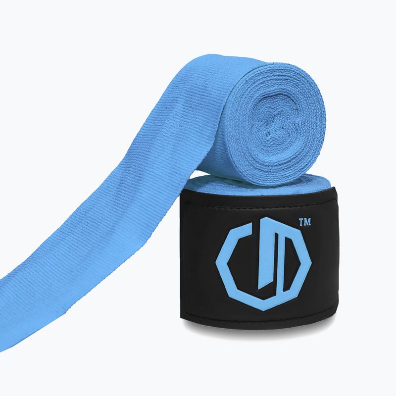 Бинти боксерські Octagon Legion Supreme 400 cm light blue 2