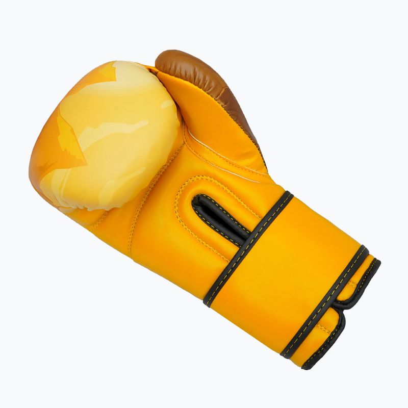 Рукавиці боксерські Octagon Legion Bear yellow/multicolour 3