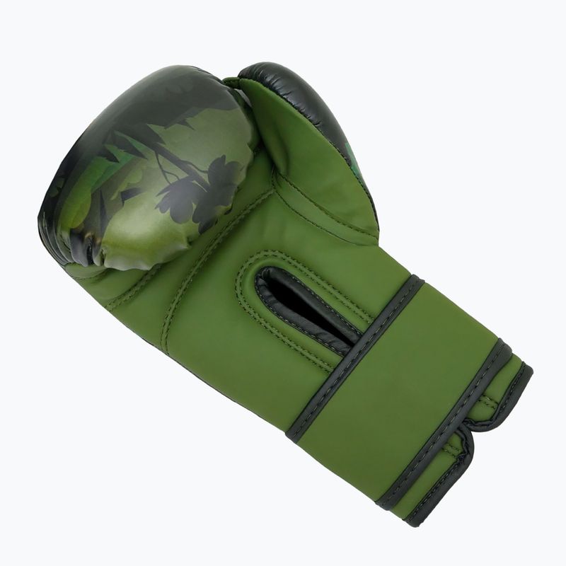 Рукавиці боксерські Octagon Legion Crocodile green/multicolour 3
