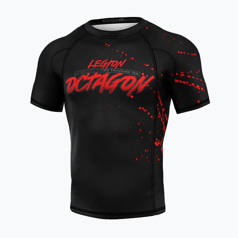 Рашгард чоловічий Octagon Premium No Mercy black/multicolor