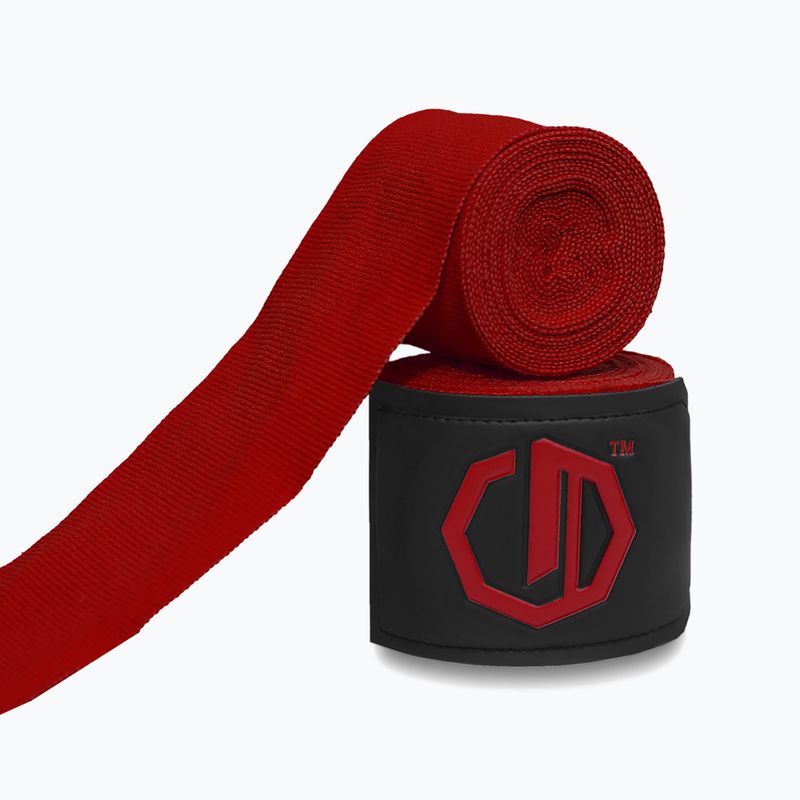 Бинти боксерські Octagon Legion Supreme 500 cm burgundy 2