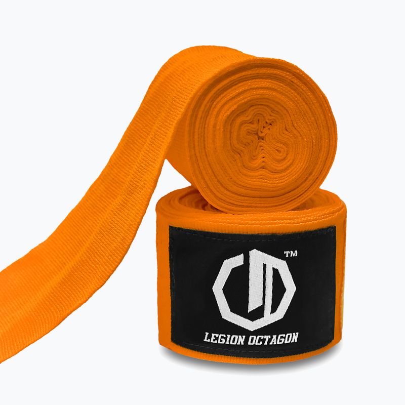 Бинти боксерські Octagon Legion Standard 500 cm orange 2